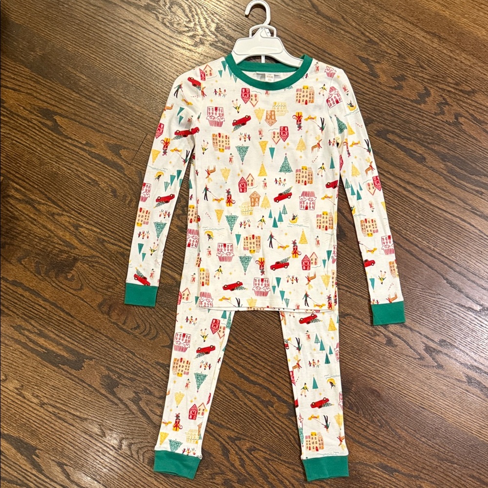 LC Lauren Conrad Kids Holiday Village Print Jammies for your Families Pajama Set